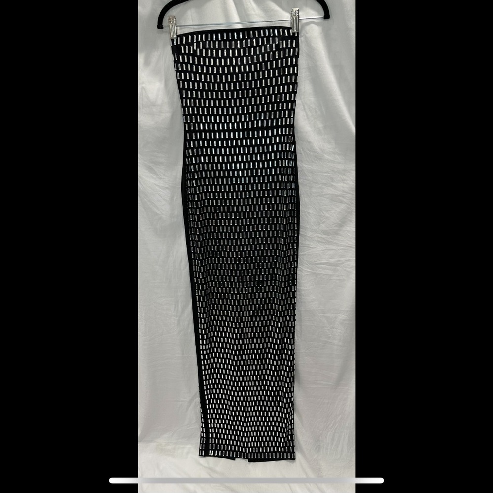 Shein Black and rhinestone maxi dress size small